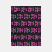 ALLEEN GENEZING VOOR DE STRIJD IS OM TE HUSTLEN FLEECE DEKEN (Voorkant)