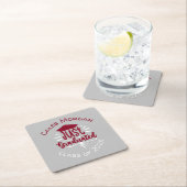 Alleen gepersonaliseerd voor rood en wit kartonnen onderzetters (Insitu)