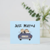 Alleen getrouwd aankondigingskaart (Staand voorkant)