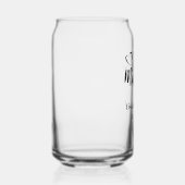 Alleen getrouwd blikvorm glas (Rechts)