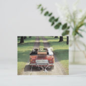 Alleen getrouwd briefkaart (Staand voorkant)