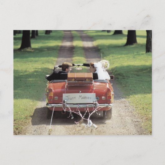 Alleen getrouwd briefkaart (Voorkant)