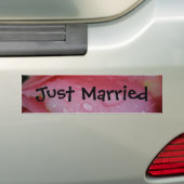 Alleen getrouwd bumpersticker (Op auto)