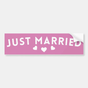 Alleen getrouwd bumpersticker
