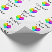 Alleen getrouwd cadeaupapier (Hoek)