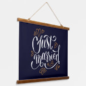 Alleen getrouwd hangend wandkleed (Gebogen)