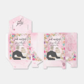 Alleen getrouwd | Illustratie Uitzicht paren achte Bedankdoosjes (Uitgevouwen)