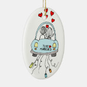 Alleen getrouwd keramisch ornament (Rechts)