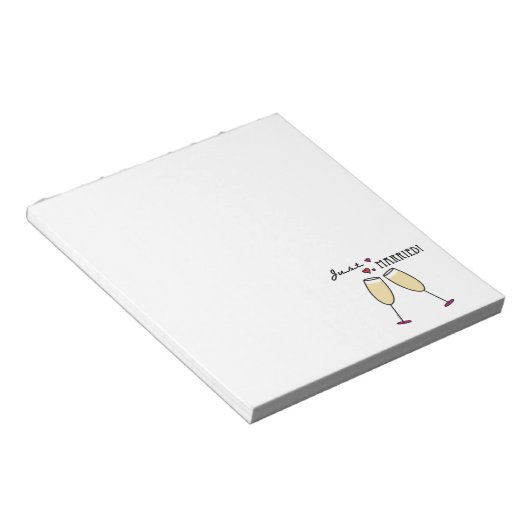 Alleen getrouwd notitieblok (Schuin)