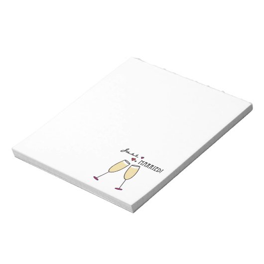 Alleen getrouwd notitieblok (Linkerzijde)