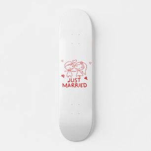 Alleen getrouwd persoonlijk skateboard