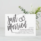Alleen getrouwd | Post Weddenschap Kaart (Staand voorkant)