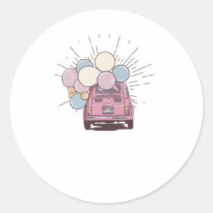 Alleen getrouwd ronde sticker