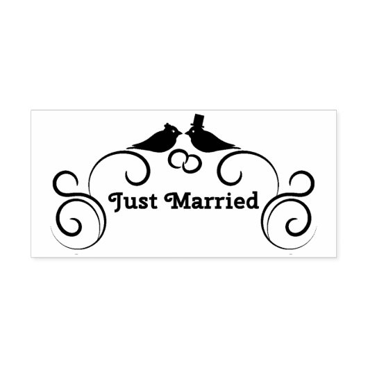 Alleen getrouwd rubberstempel (Afrduk)