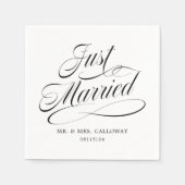 Alleen getrouwd servet (Voorkant)