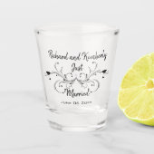 Alleen getrouwd shot glas (Voorkant)