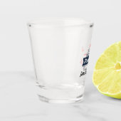 Alleen getrouwd shot glas (Links)