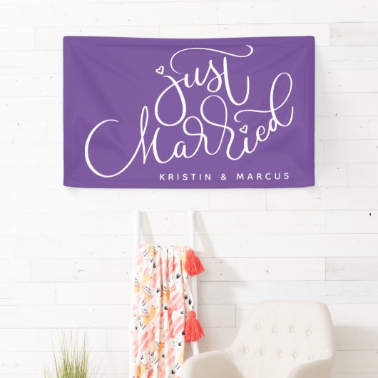 Alleen getrouwd spandoek (Insitu)