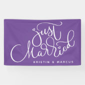 Alleen getrouwd spandoek (Horizontaal)