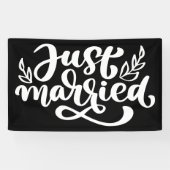 Alleen getrouwd spandoek (Horizontaal)