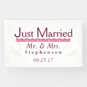 Alleen getrouwd spandoek (Horizontaal)