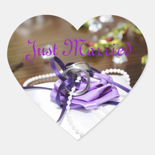 Alleen getrouwd sticker (Voorkant)