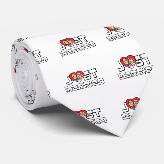 Alleen getrouwd stropdas (Opgerold)