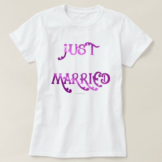 Alleen getrouwd t-shirt (Design voorkant)