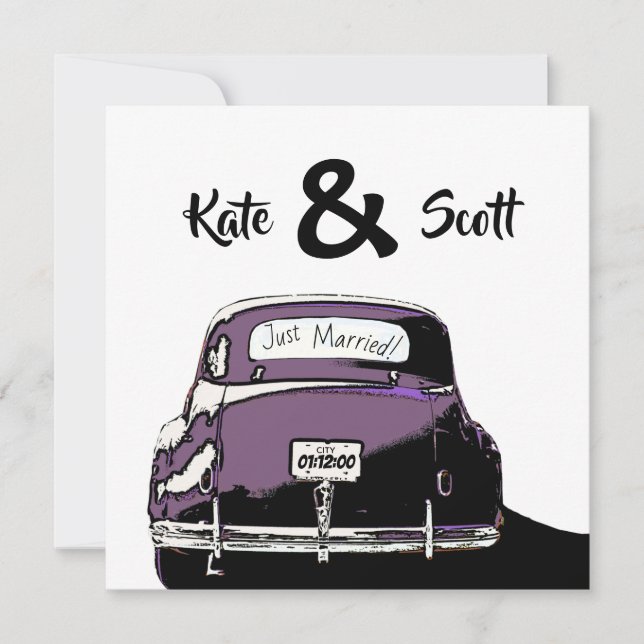 Alleen getrouwd, Vintage Car voegt details toe (Voorkant)