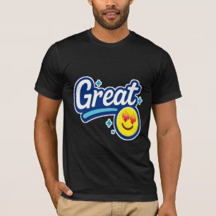 Alleen geweldige vibes - Love Eyes Emoji T-shirt