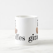 Alleen Giraffe Lovers. i hartgiraffen Koffiemok (Center)