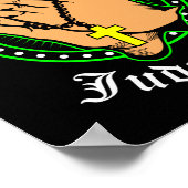 Alleen God kan me beoordelen Jezus Faith. Poster (Hoek)