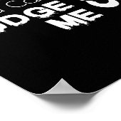 Alleen God kan me beoordelen Jezus Faith. Poster (Hoek)