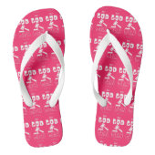 Alleen God kan me beoordelen met roze Unisex Teenslippers (Voetbed)