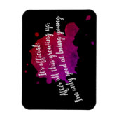 Alleen goed om jong te zijn magneet (Verticaal)