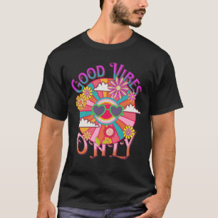 Alleen goede bloemen. Hippy. BoHo. Stroomverbruik T-shirt