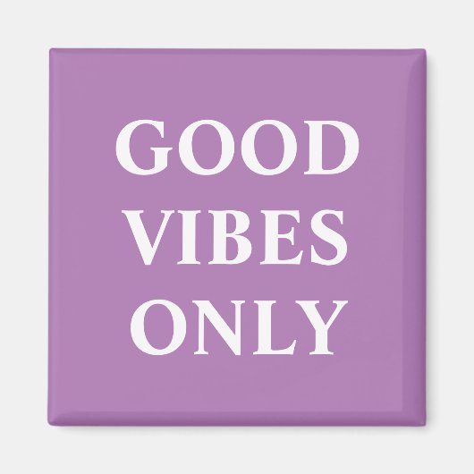 Alleen goede bloemen, luidere witte opstandige woo magneet (Voorkant)