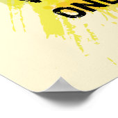 "Alleen goede bloemen." Offertes gebruiken Poster (Hoek)