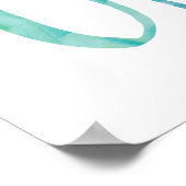 Alleen goede blokjes - kleurrijke Waterverf Typogr Poster (Hoek)