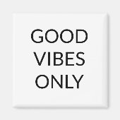 Alleen goede steekpenningen, zwarte witte opstandi magneet (Voorkant)