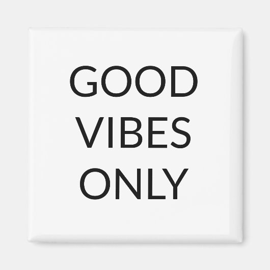 Alleen goede steekpenningen, zwarte witte opstandi magneet (Voorkant)