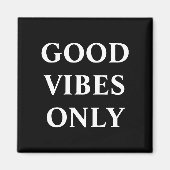 Alleen goede steekpenningen, zwarte witte opstandi magneet (Voorkant)