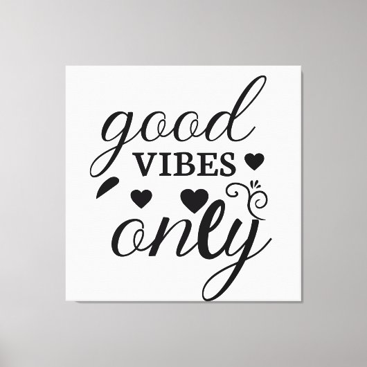 Alleen goede steekproeven canvas afdruk (Voorkant)