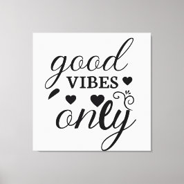 Alleen goede steekproeven canvas afdruk