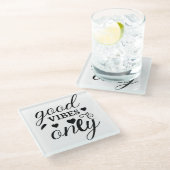 Alleen goede steekproeven glazen onderzetter (Schuin)