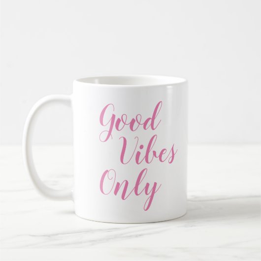 Alleen goede steekproeven | Mok Slogan Quote stimu (Links)