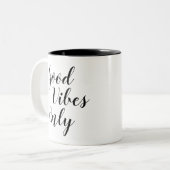 Alleen goede steekproeven | Mok Slogan Quote stimu (Voorkant links)