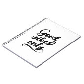 Alleen goede steekproeven notitieboek (Linkerzijde)