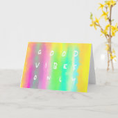 Alleen goede steekproeven, positieve inspringing kaart (Gele Bloem)