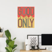 Alleen goede steekproeven poster (Thuiskantoor)